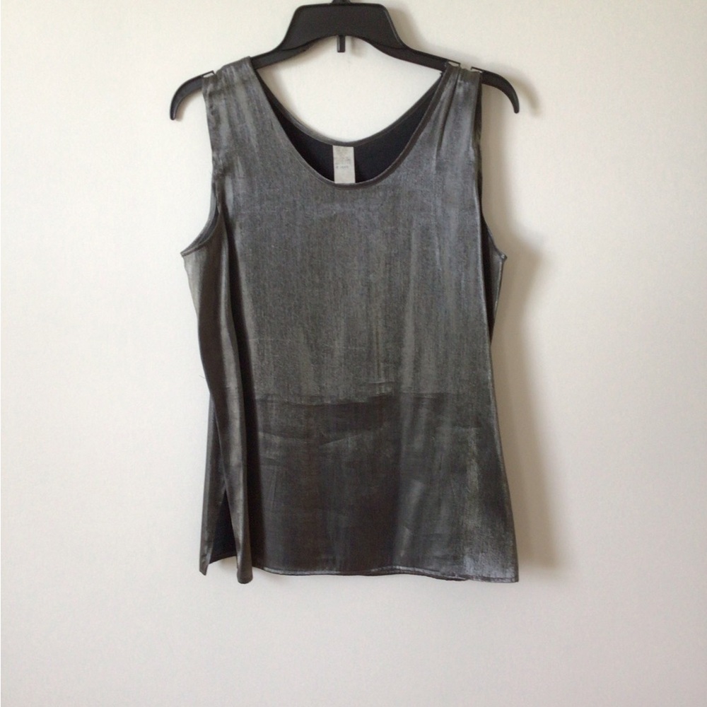 2/$10 Elegant Gray Sleeveless Top